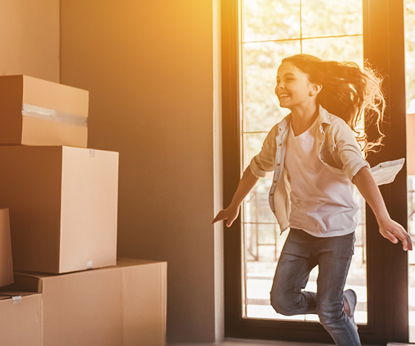 the satisfaction of moving in after buying a home