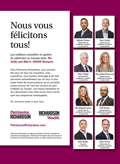 les meilleurs conseillers en gestion de patrimoine du Canada