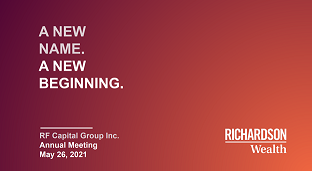 A New Name. A New Beginning. 2021 Annual General Meeting. Richardson Wealth.