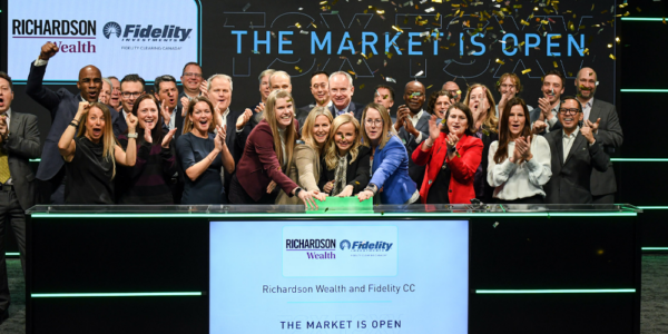 Richardson Wealth and Fidelity Clearing Canada celebrated Richardson Wealth’s digital transition and opened the market