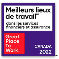Meilleurs lieux de travail™ en Services financiers et de l’assurance – 2022