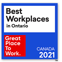 Best Workplaces™ in Ontario Canada 2021 - Great place to work.