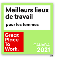 2021 des Meilleurs lieux de travail™ pour les femmes