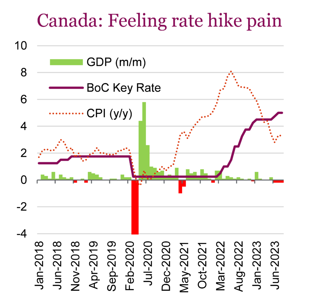 Canada - Feeling rate hike pain
