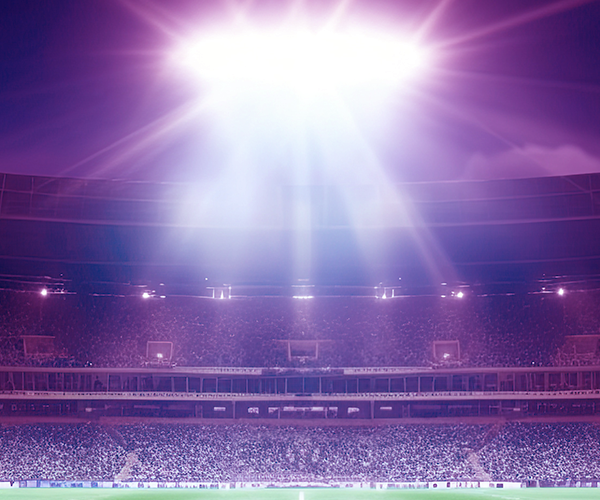stadium lights at a open field