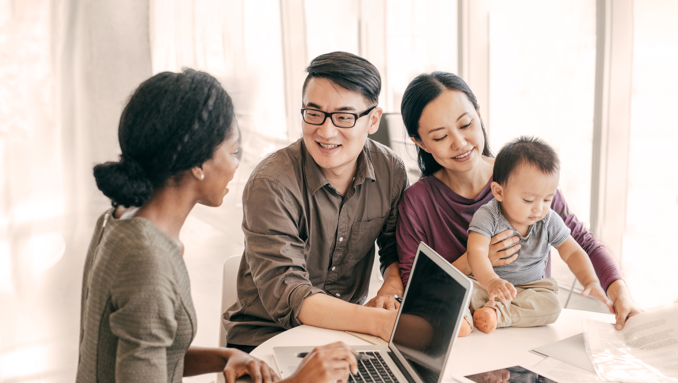 Family seeking wealth and financial advice