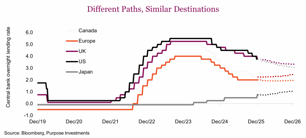 Different Paths, Similar Destinations