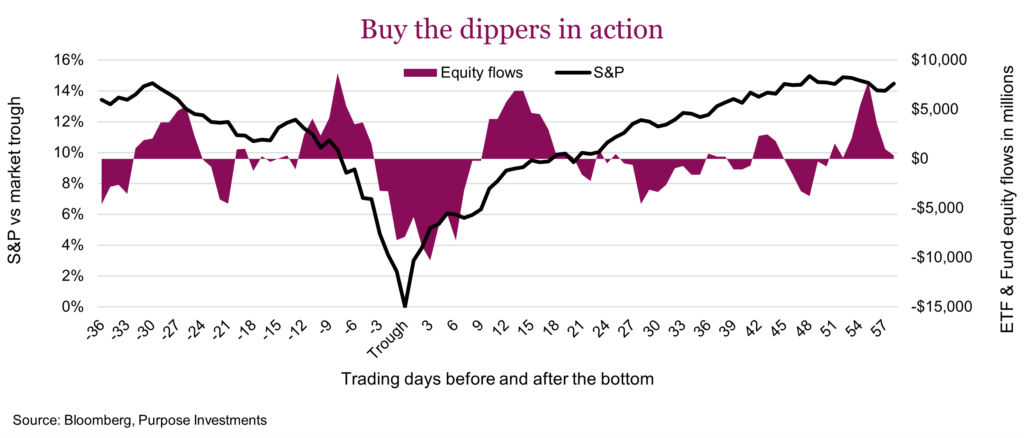 Buy the dippers in action