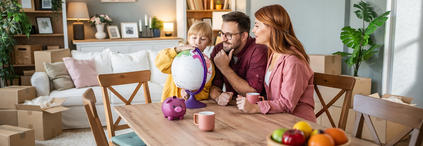 Family travelling together