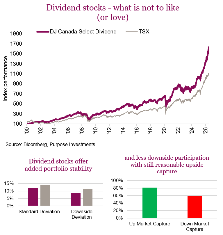 Dividend stocks - what is not to like (or love)
